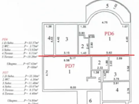 Prodaja, jednosoban stan, 68m², Sutomore, Bar
