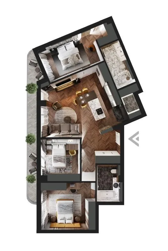 Prodaja, trosoban stan, 103m², Bar, Crna Gora
