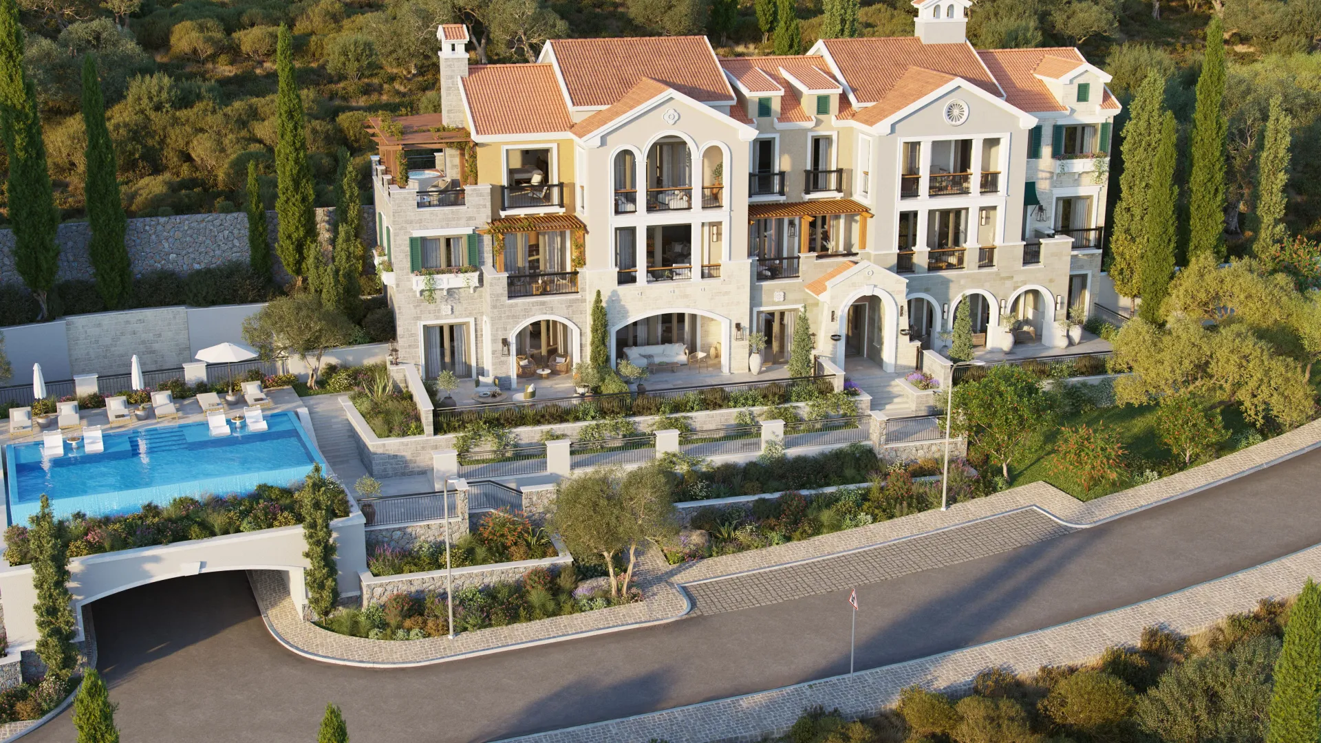 Prodaja, jednosoban stan, 67m², Luštica Bay, Tivat