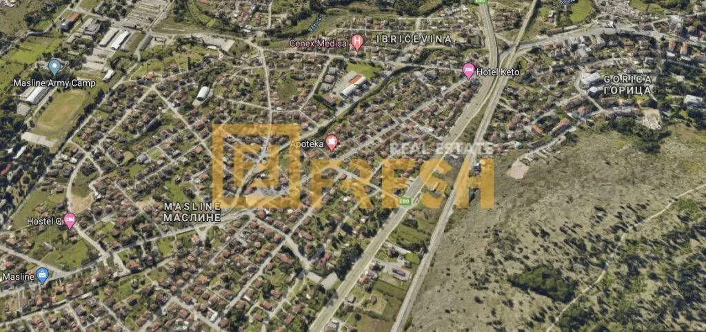 Prodaja, plac, 3000m², Masline, Podgorica