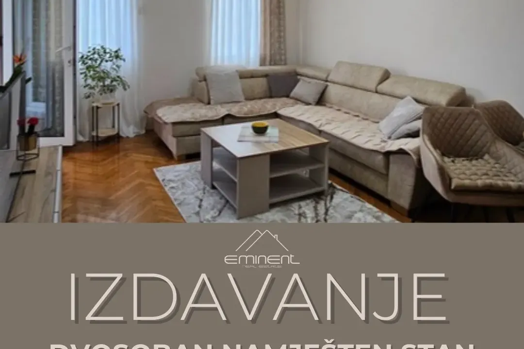 Rent, two bedroom apartment, 62m², Blok 9, Podgorica