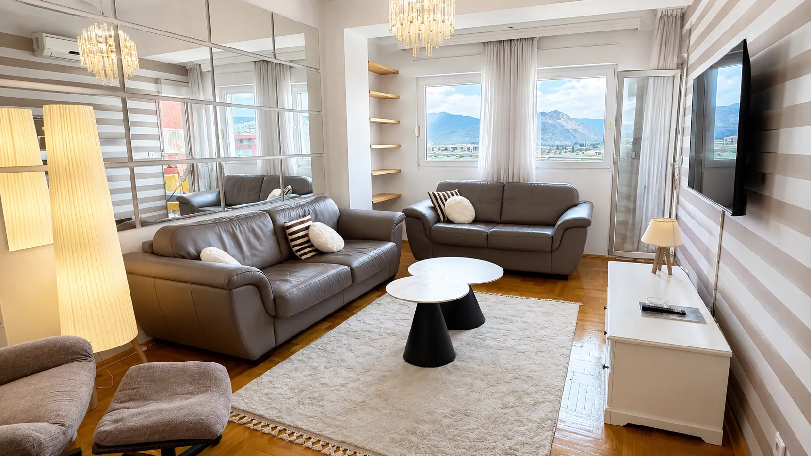 Izdavanje, jednosoban stan, 52m², City Kvart, Podgorica