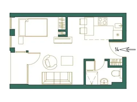 Prodaja, garsonjera, 31m², Centar, Kolašin - image 11