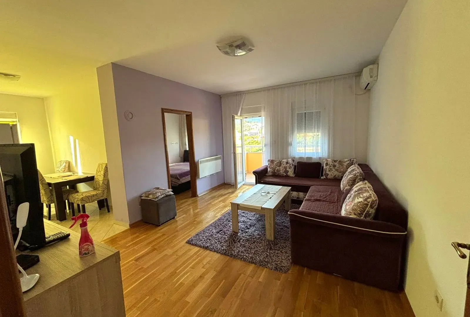 Rent, one bedroom apartment, 50m², Ilino, Bar
