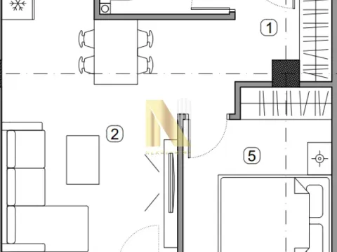 Prodaja, dvosoban stan, 42m², Centar, Inđija - image 2