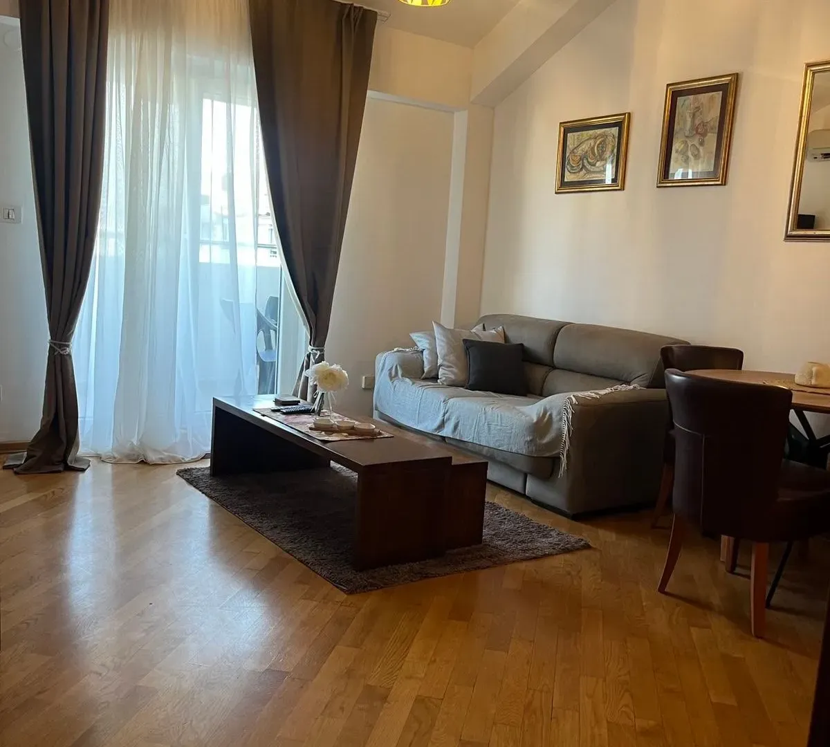 Izdavanje, jednosoban stan, 48m², Preko Morače, Podgorica