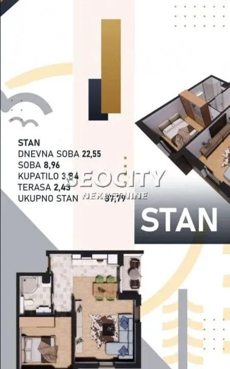 Sale, apartment, 38m², Obudojevica, Zlatibor