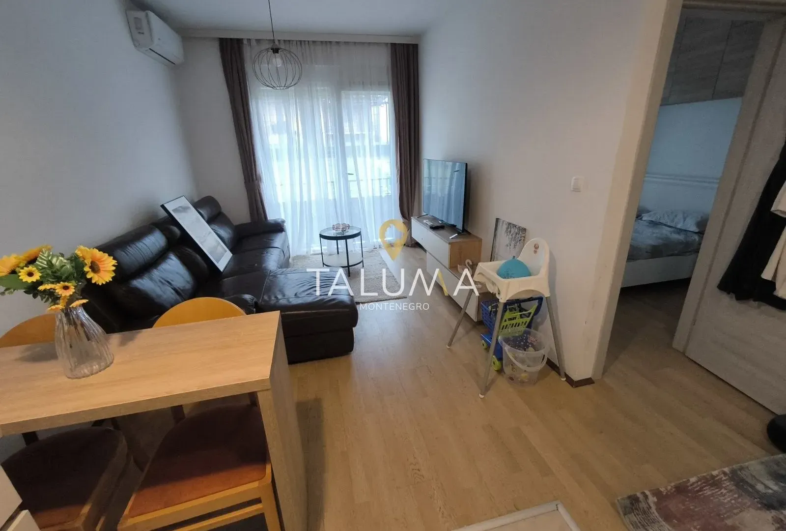 Rent, one bedroom apartment, 37m², City Kvart, Podgorica