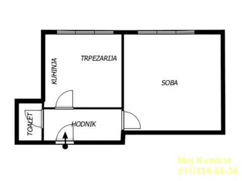 Sale, one bedroom apartment, 30m², Tašmajdan, Palilula Sve Podlokacije - image 8