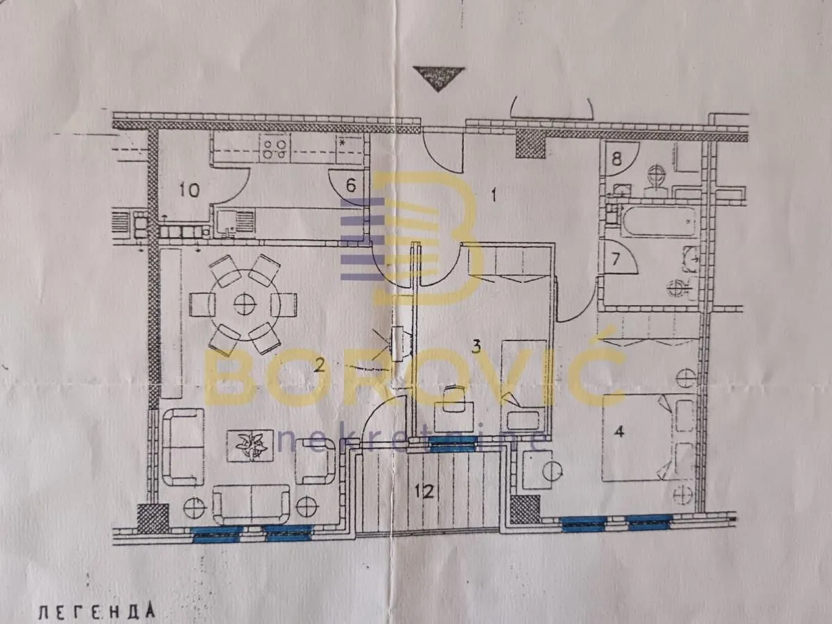 Prodaja, trosoban stan, 80m², Novi Beograd Blok 22, Novi Beograd Sve Podlokacije