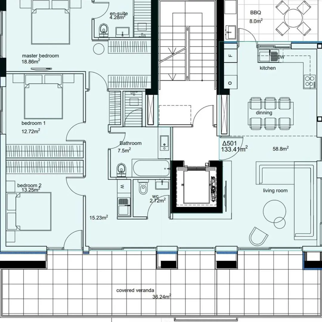 Prodaja, trosoban stan, 178m², Tivat, Crna Gora