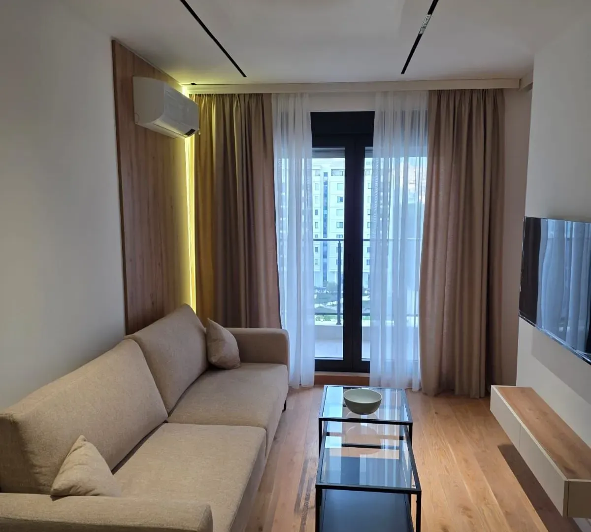 Rent, one bedroom apartment, 44m², Preko Morače, Podgorica