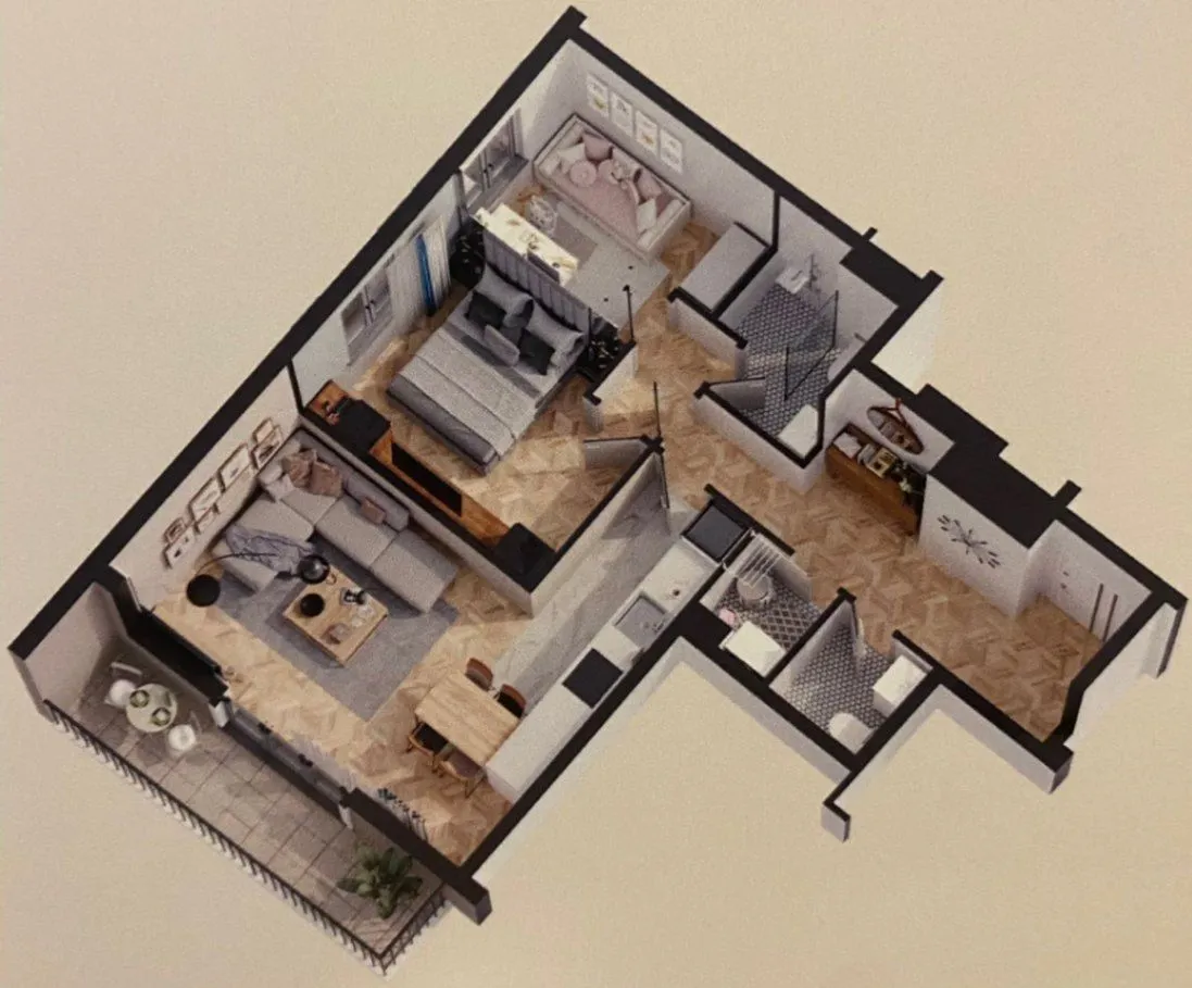 Prodaja, dvosoban stan, 65m², Tivat, Crna Gora