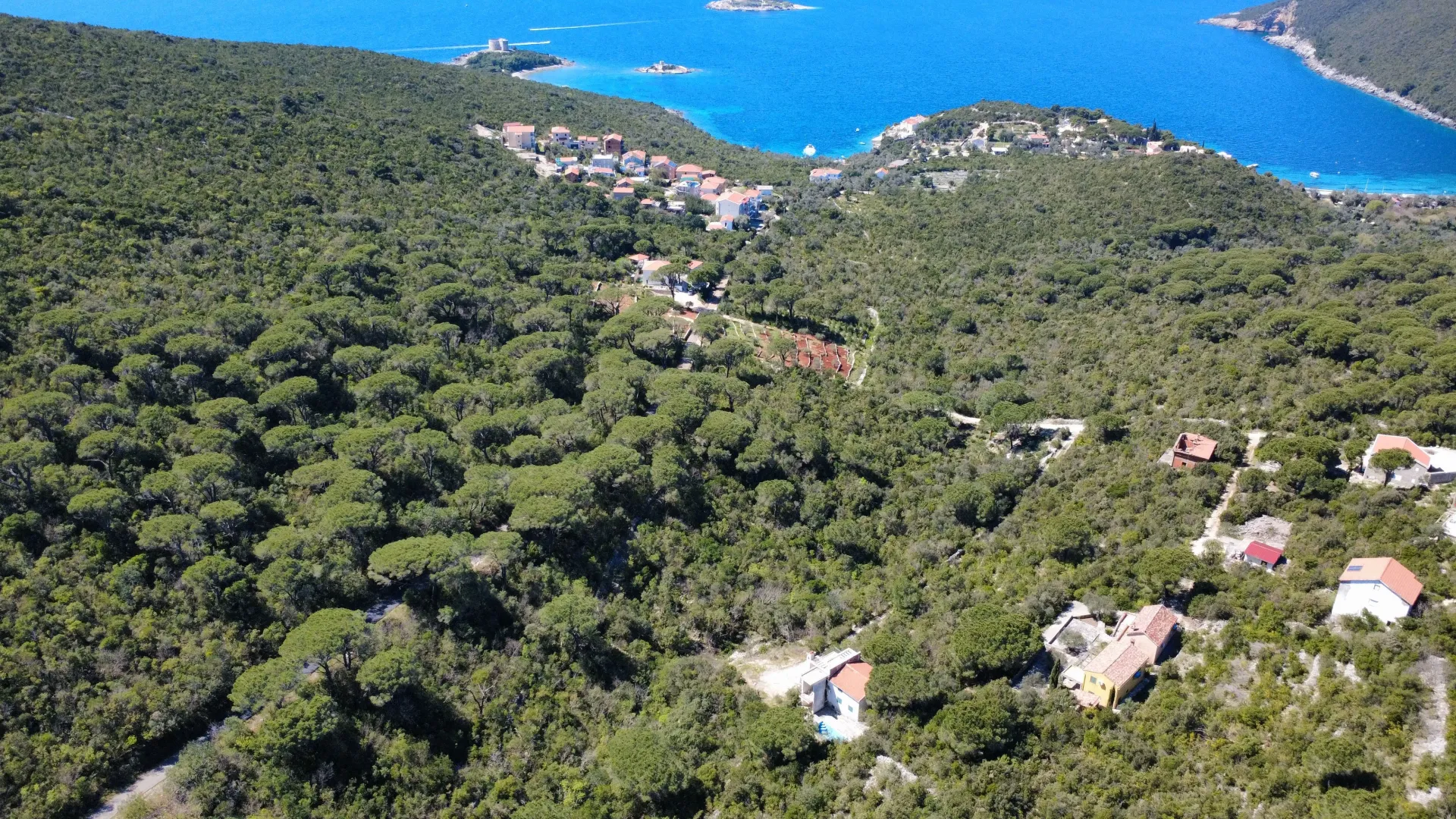 Prodaja, plac, 850m², Mirište, Herceg Novi