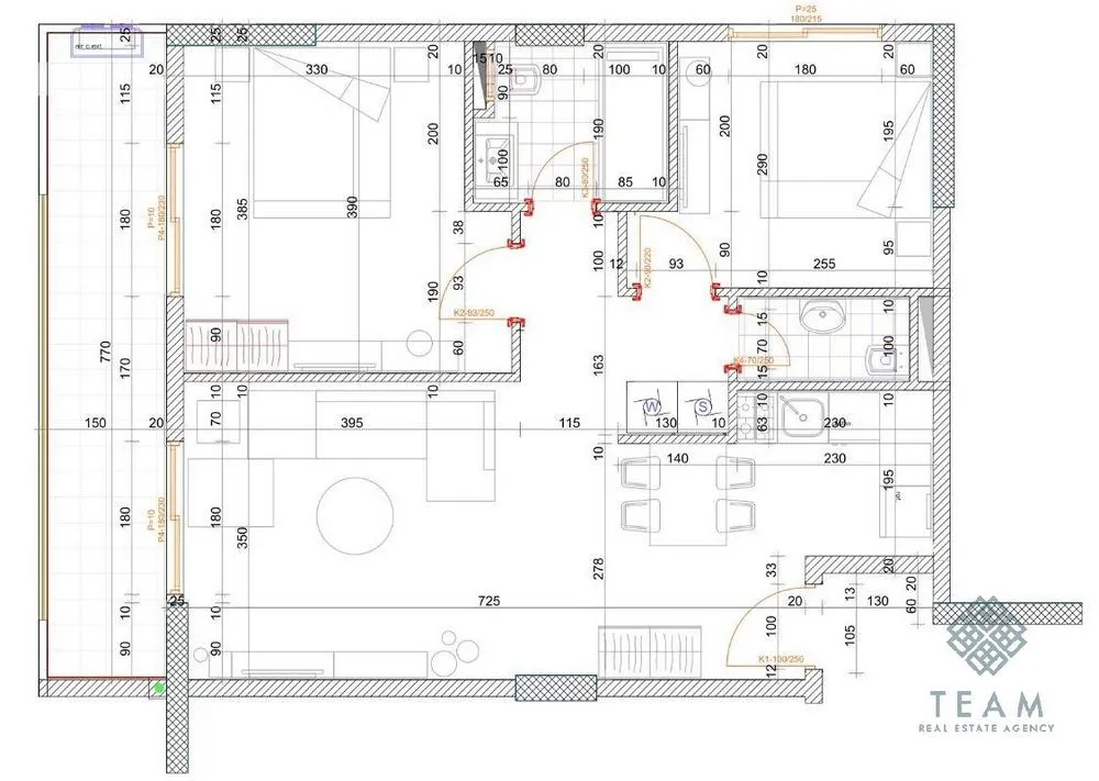 Sale, two bedroom apartment, 72m², Bjeliši, Bar