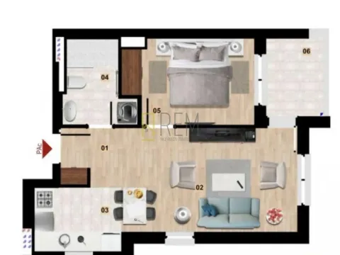 Prodaja, jednosoban stan, 45m², Kolašin, Crna Gora