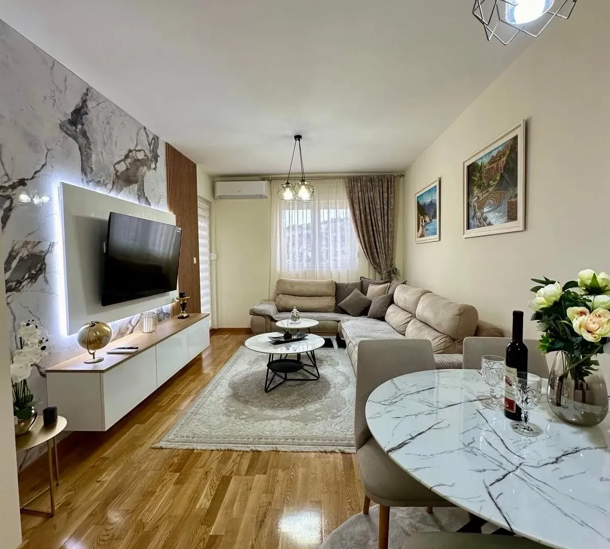 Rent, two bedroom apartment, 60m², Zagorič, Podgorica