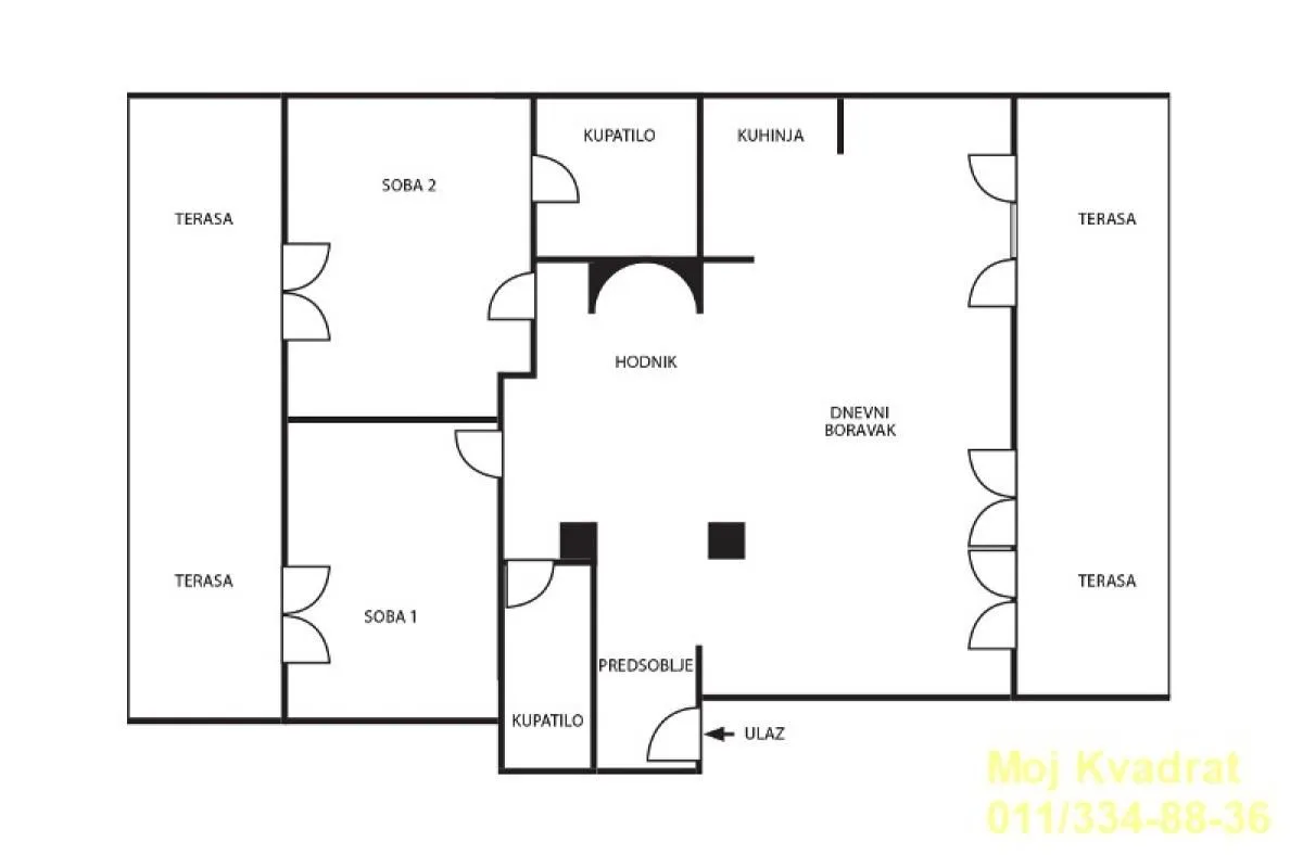 Prodaja, trosoban stan, 172m², Voždovac Sve Podlokacije, Beograd