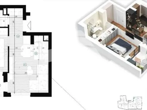 Izdavanje, jednosoban stan, 45m², Cvetkova Pijaca, Zvezdara Sve Podlokacije - image 12