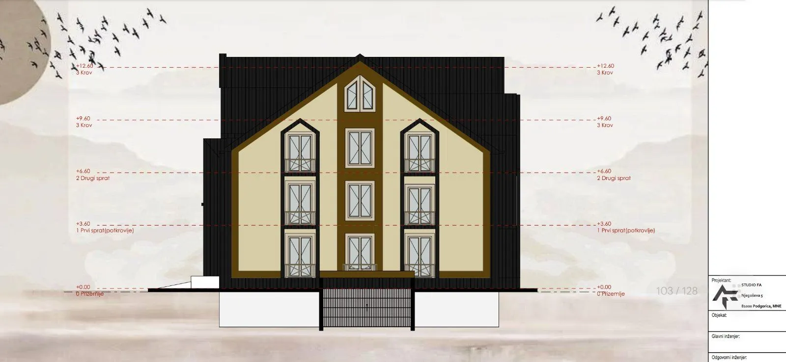 Prodaja, dvosoban stan, 55m², Motički gaj, Žabljak