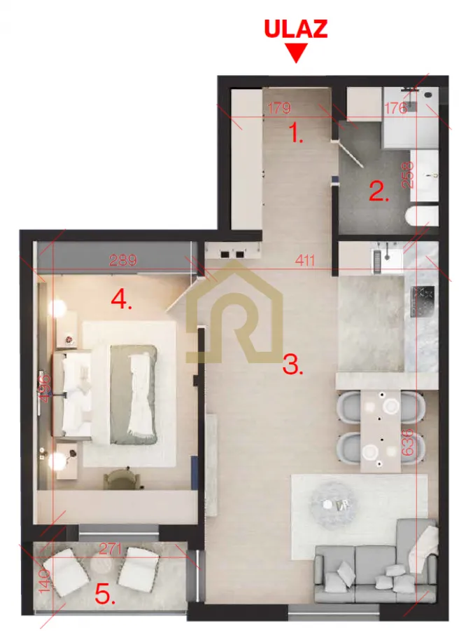 Prodaja, dvosoban stan, 53m², Voždovac Sve Podlokacije, Beograd