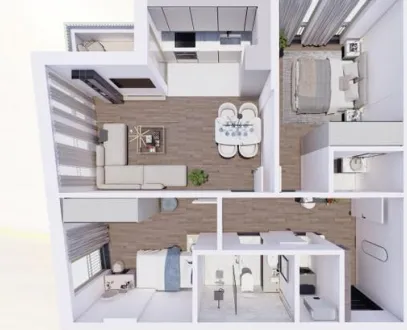 Sale, two bedroom apartment, 63m², Pantelej, Niš - image 6