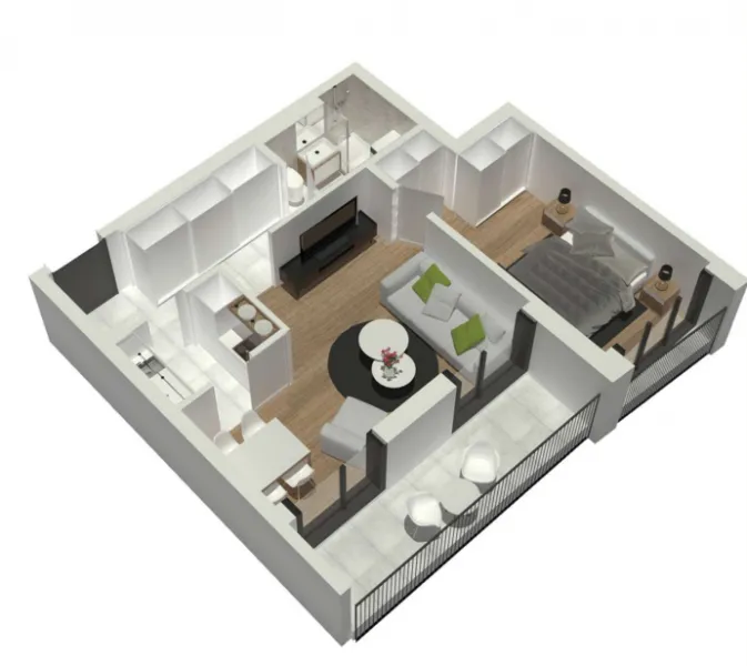 Sale, two bedroom apartment, 53m², Mirijevo Sve Podlokacije, Beograd