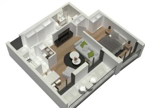 Sale, two bedroom apartment, 53m², Mirijevo Sve Podlokacije, Beograd - image 2