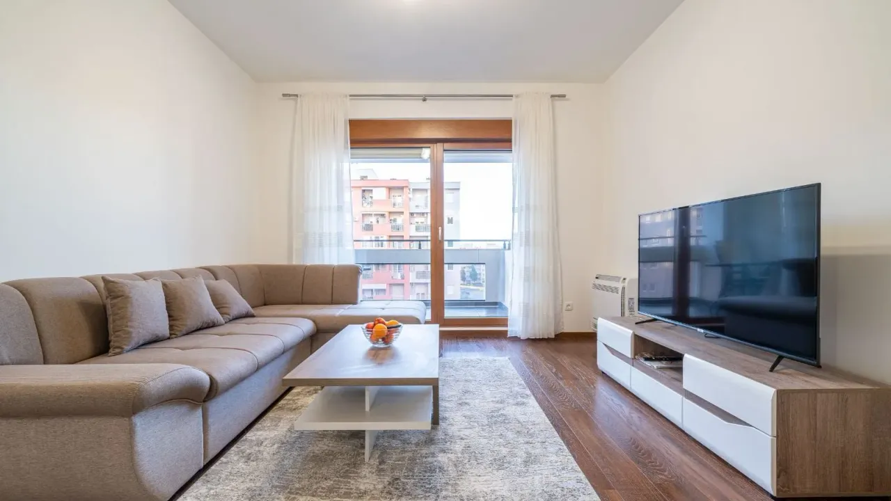 Rent, two bedroom apartment, 70m², Master Kvart, Podgorica