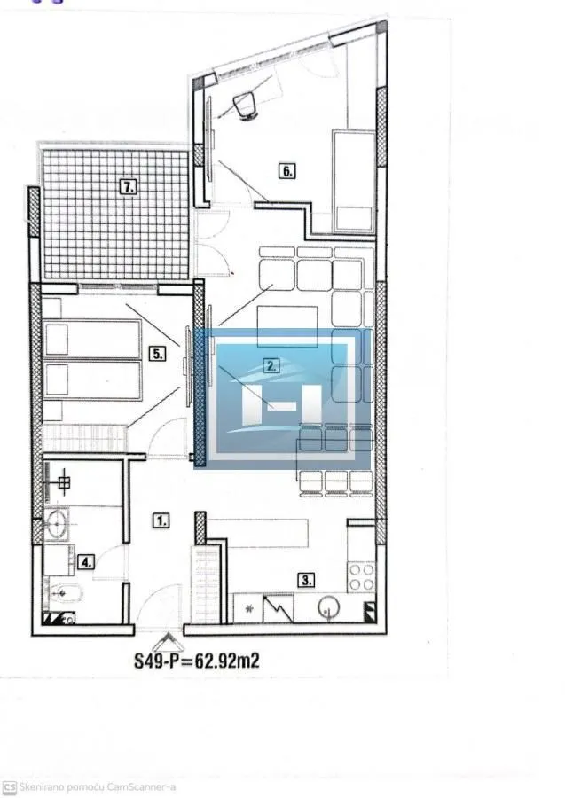 Prodaja, dvosoban stan, 62m², Paraćin, Srbija