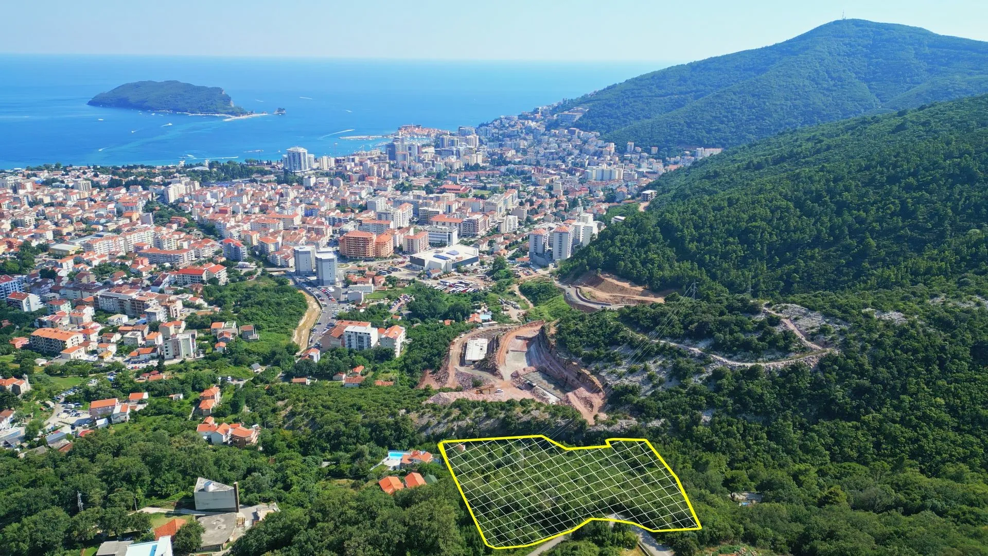 Prodaja, plac, 6126m², Budva, Crna Gora
