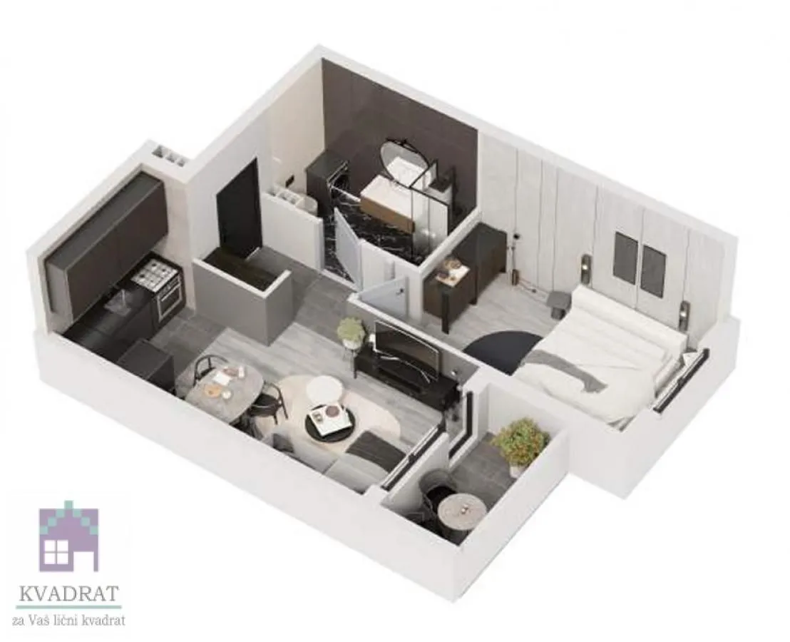 Prodaja, dvosoban stan, 42m², Veternik, Novi Sad Sve Podlokacije