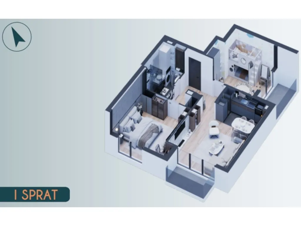 Prodaja, trosoban stan, 72m², Altina, Beograd
