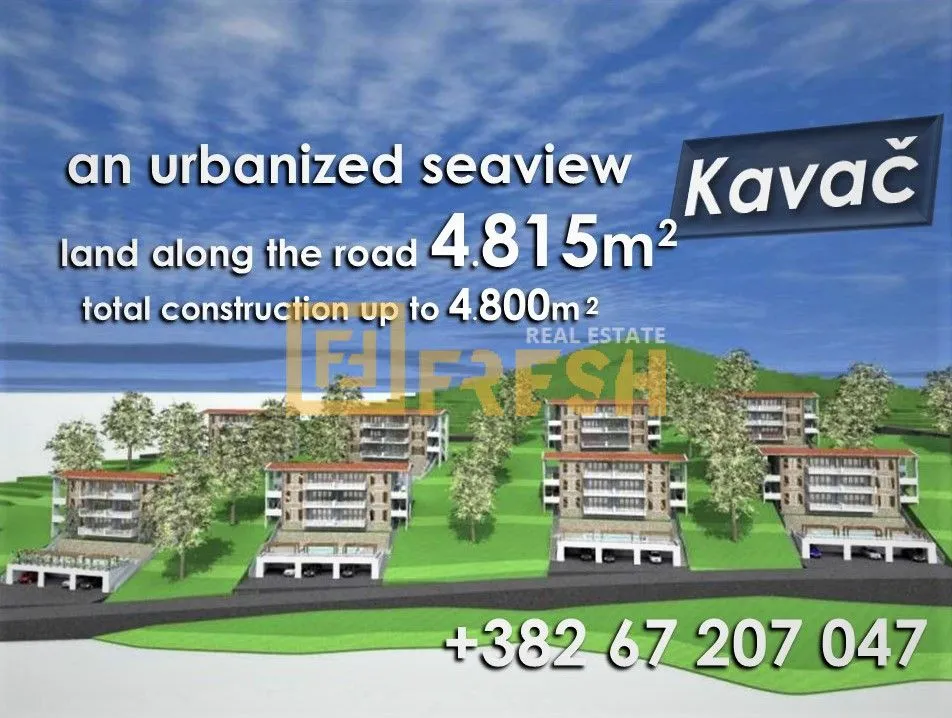 Prodaja, plac, 4815m², Kotor, Crna Gora