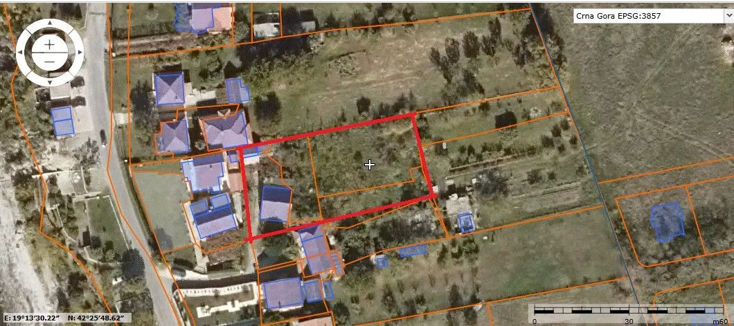 Sale, land lot, 1676m², Dajbabe, Podgorica