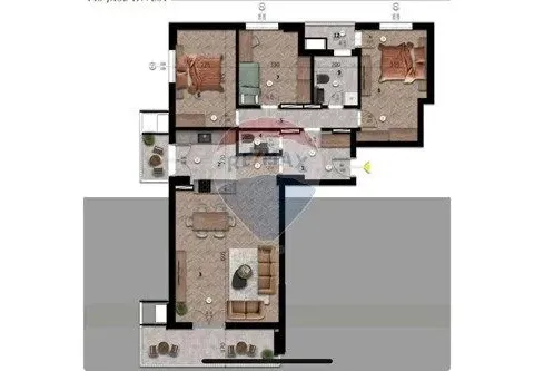 Sale, two bedroom apartment, 109m², Centar, Bar - image 3