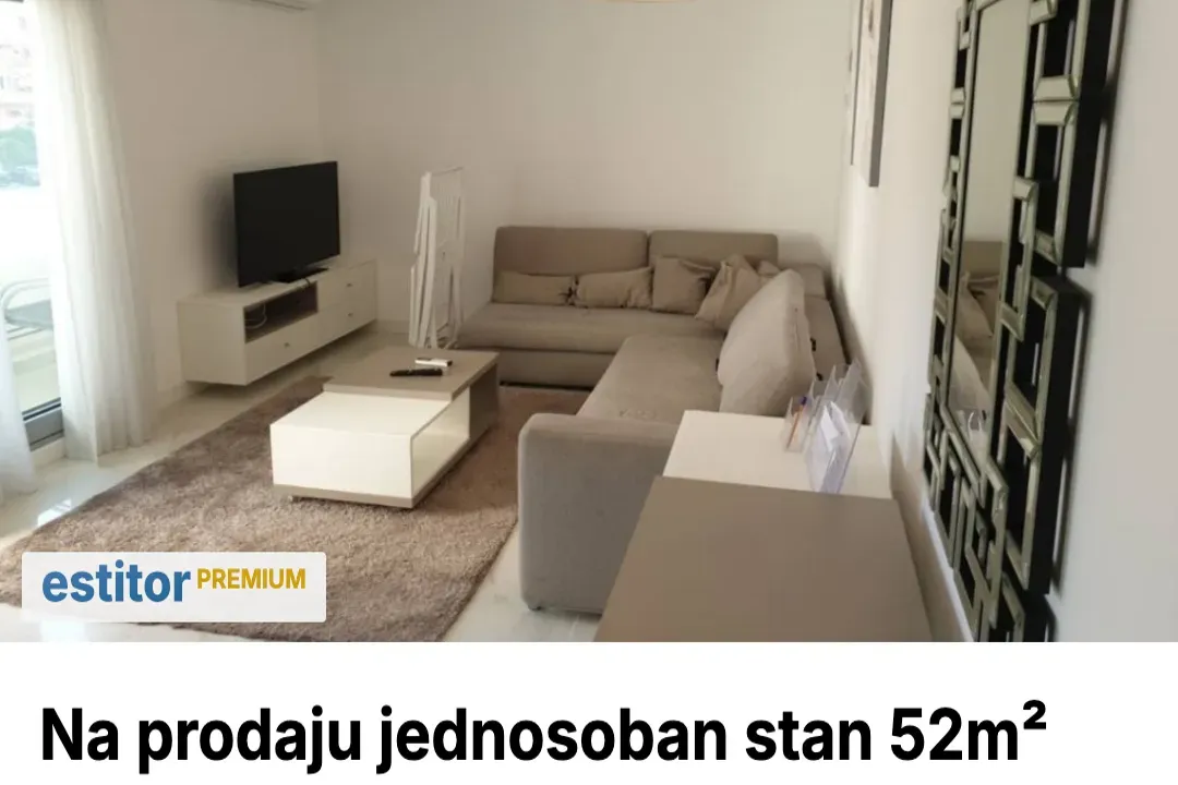 Prodaja, jednosoban stan, 52m², Budva, Crna Gora