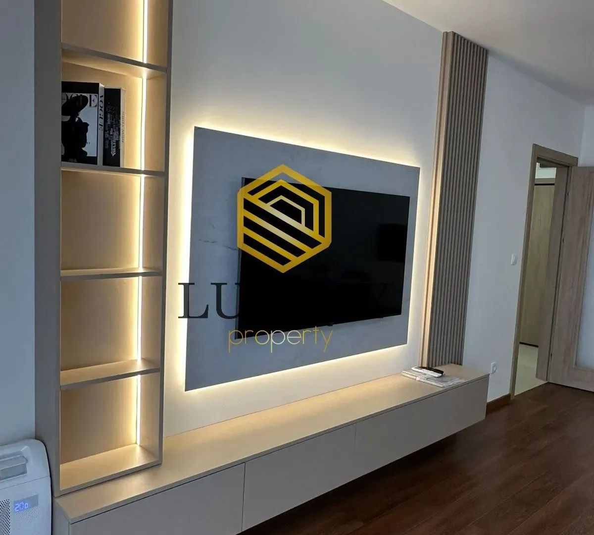 Rent, one bedroom apartment, 72m², Master Kvart, Podgorica