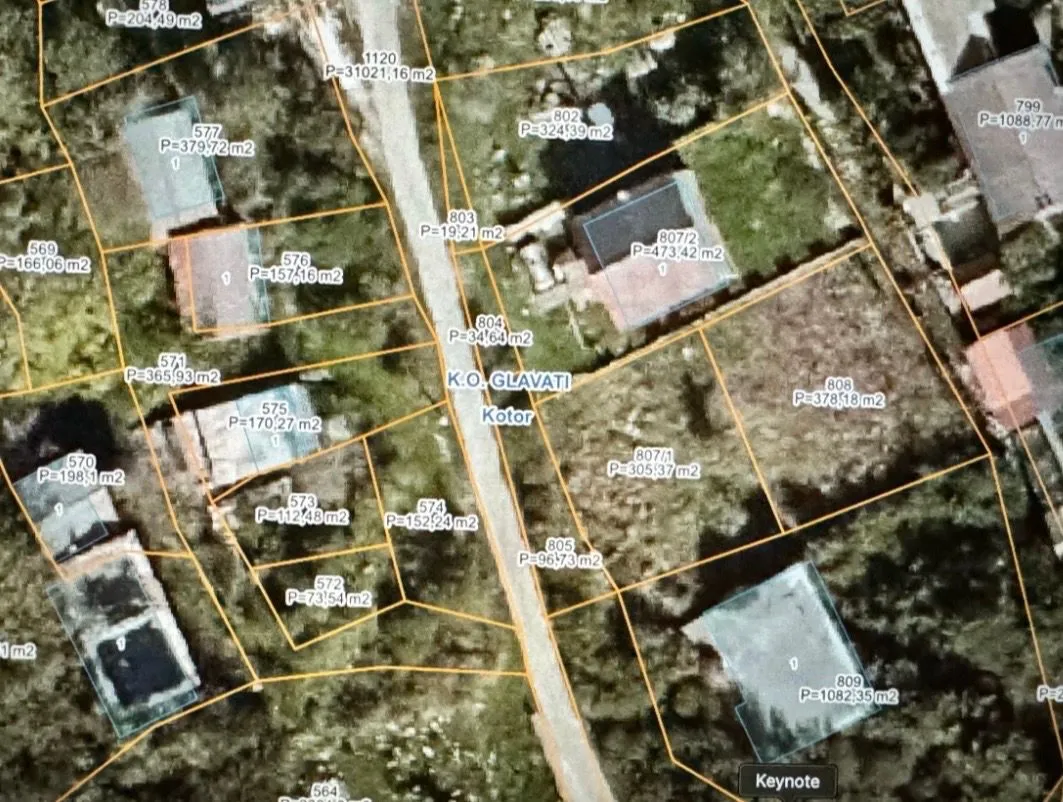 Prodaja, plac, 800m², Glavati, Kotor