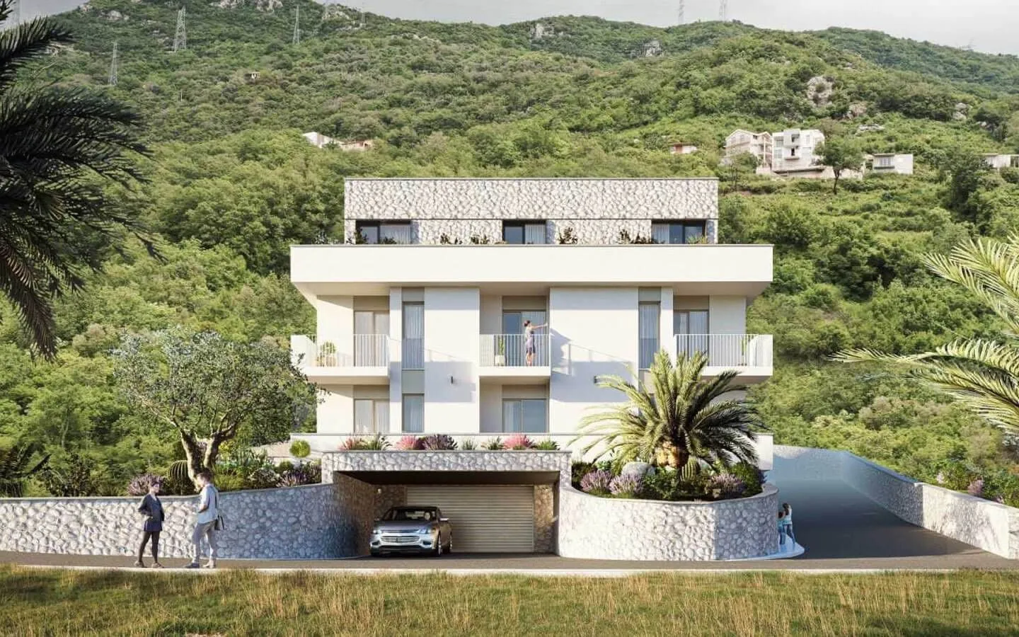 Prodaja, jednosoban stan, 44m², Lastva Grbaljska, Kotor