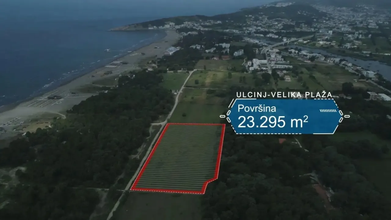 Sale, land lot, 23295m², Ulcinj, Crna Gora