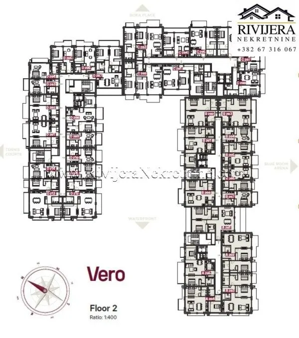 Prodaja, jednosoban stan, 47m², Tivat, Crna Gora