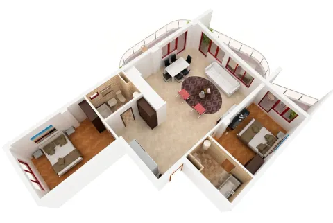 Prodaja, trosoban stan, 210m², Bečići, Budva - image 4