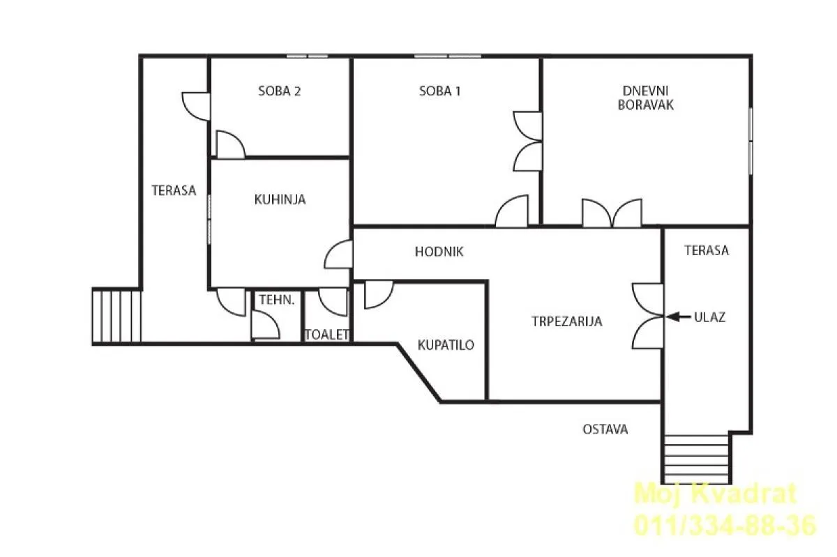 Izdavanje, četvorosoban stan, 77m², Dušanovac, Voždovac Sve Podlokacije