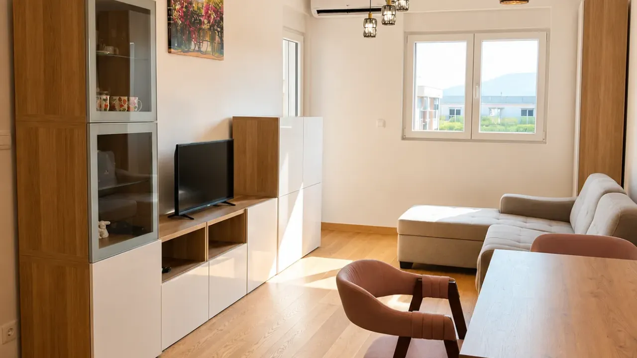 Rent, one bedroom apartment, 46m², New City, Podgorica