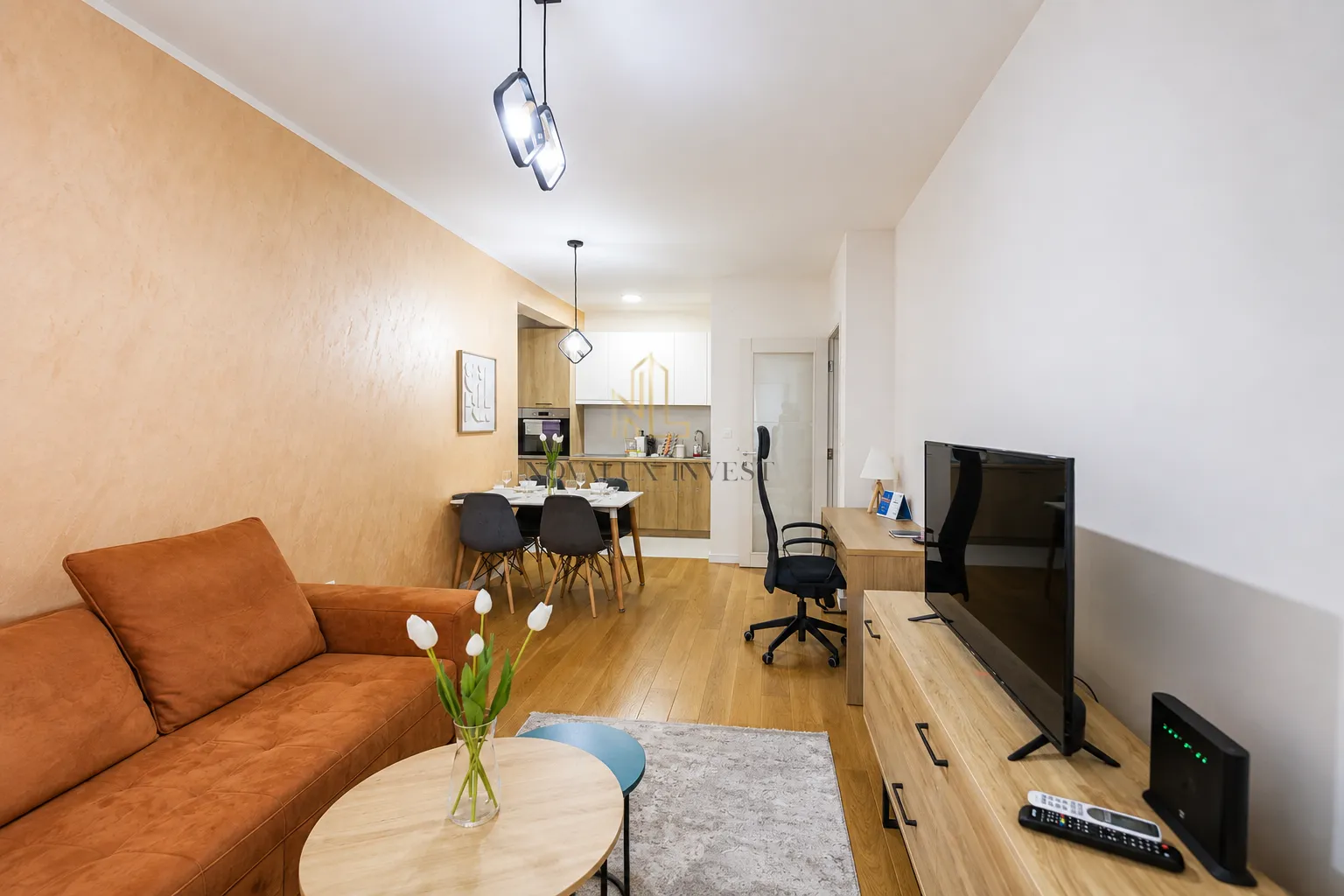Rent, one bedroom apartment, 51m², Central Point, Podgorica