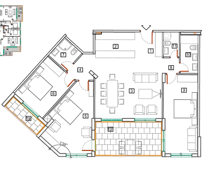 Sale, apartment, 66m², Bečići, Budva