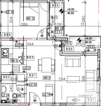 Prodaja, dvosoban stan, 55m², Novi Banovci, Stara Pazova - image 4