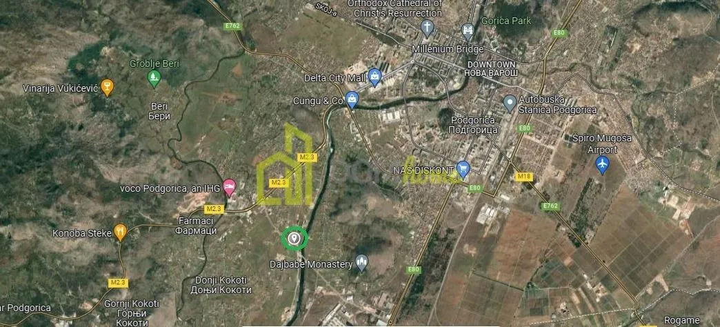Prodaja, plac, 13097m², Donji Kokoti, Podgorica