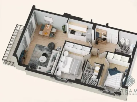 Prodaja, dvosoban stan, 65m², Donja Lastva, Tivat - image 9